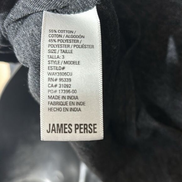 Standard James perse women’s grey scoop neck long sleeve tee size 3 - Picture 4 of 5